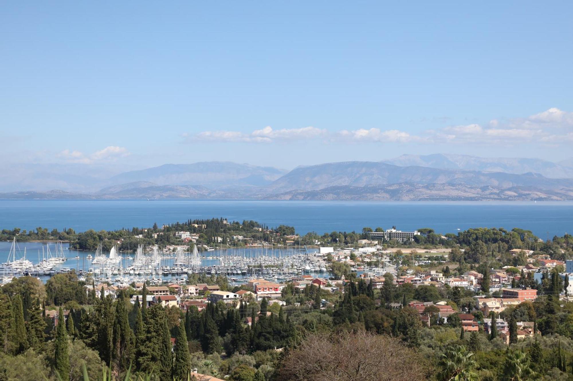 Casa T With Amazing Views In Corfu Villa Kontokali Buitenkant foto
