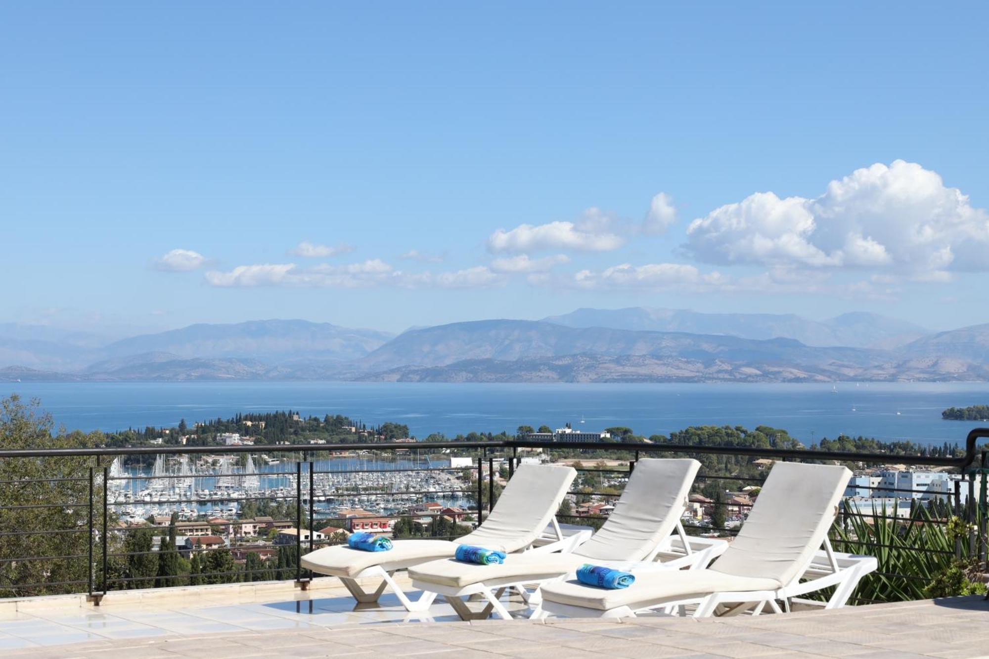 Casa T With Amazing Views In Corfu Villa Kontokali Buitenkant foto