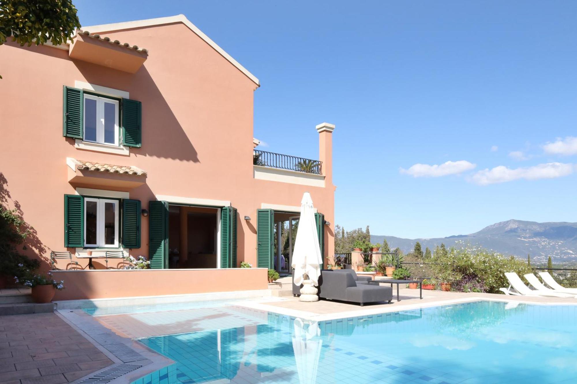 Casa T With Amazing Views In Corfu Villa Kontokali Buitenkant foto