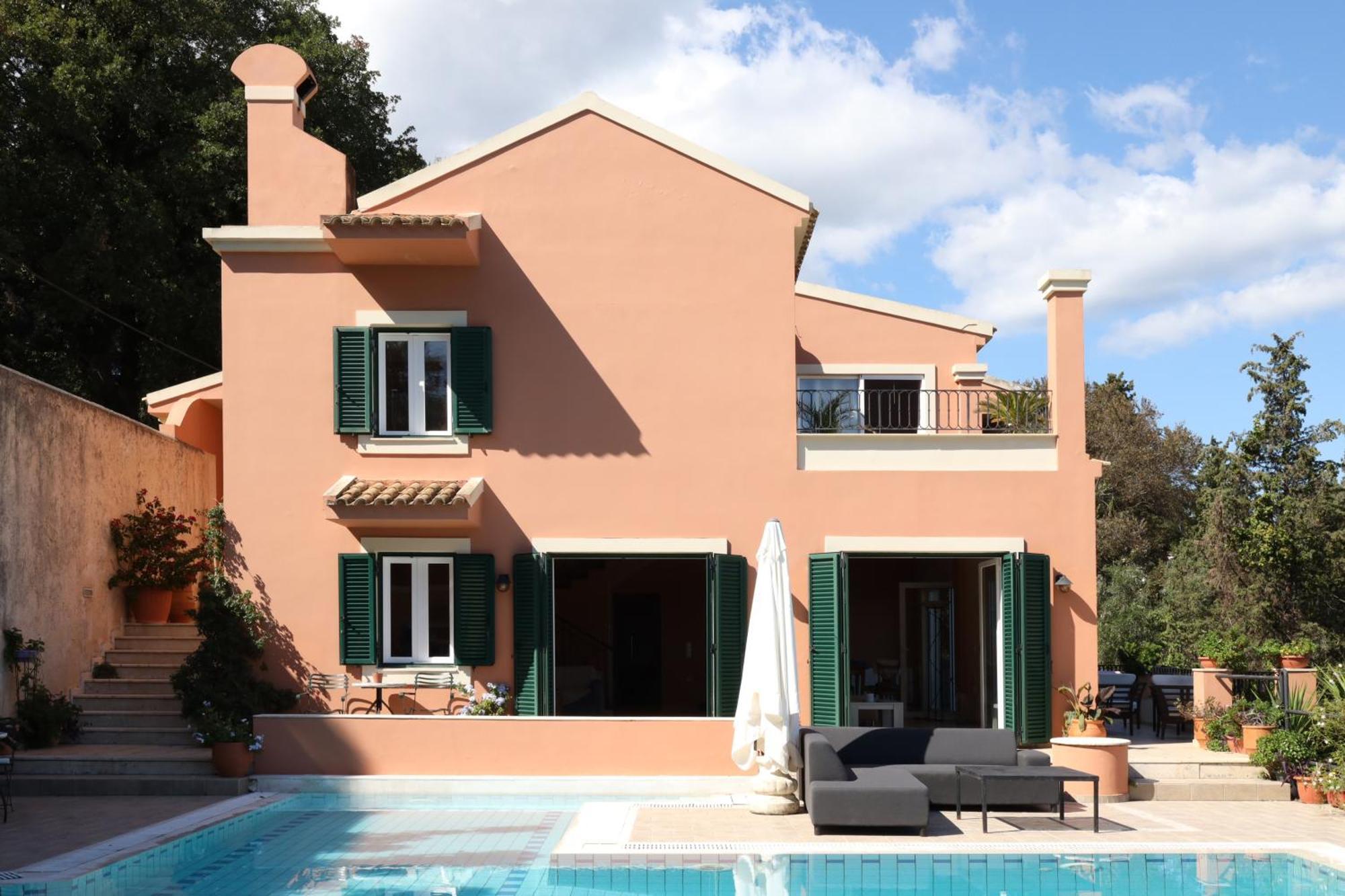 Casa T With Amazing Views In Corfu Villa Kontokali Buitenkant foto