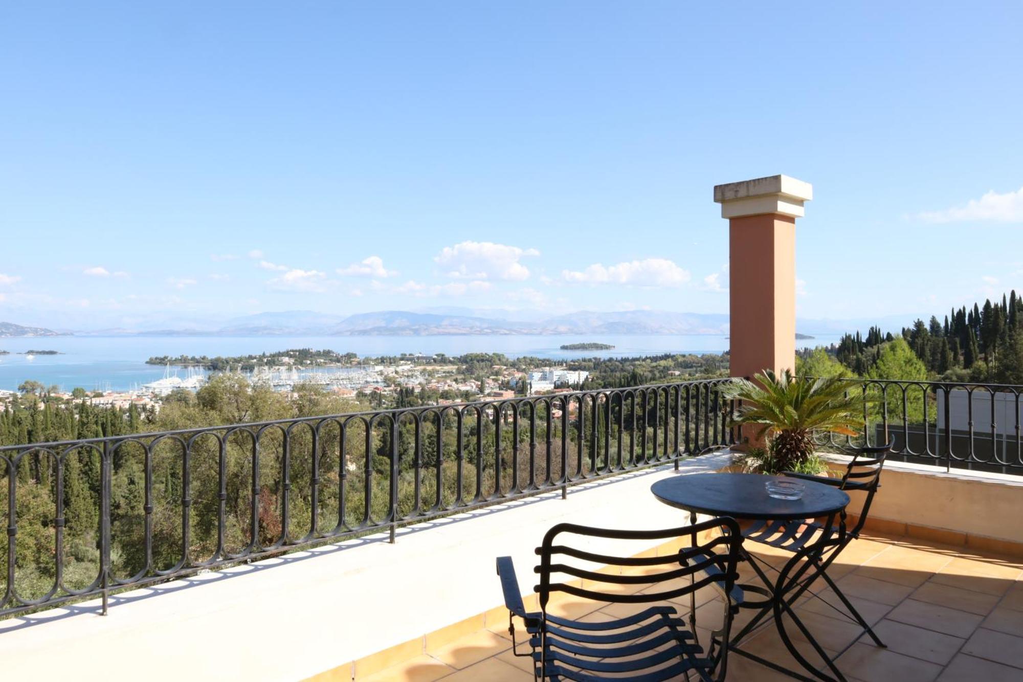 Casa T With Amazing Views In Corfu Villa Kontokali Buitenkant foto