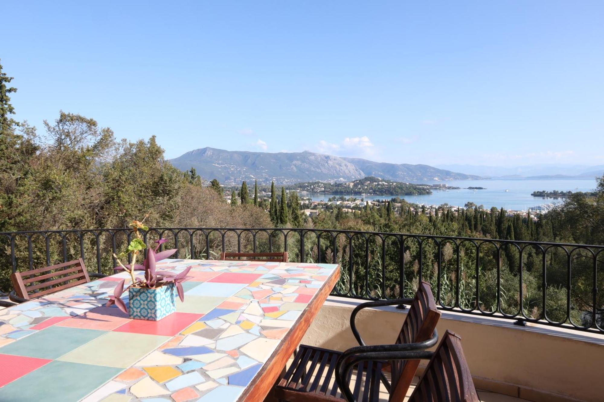 Casa T With Amazing Views In Corfu Villa Kontokali Buitenkant foto